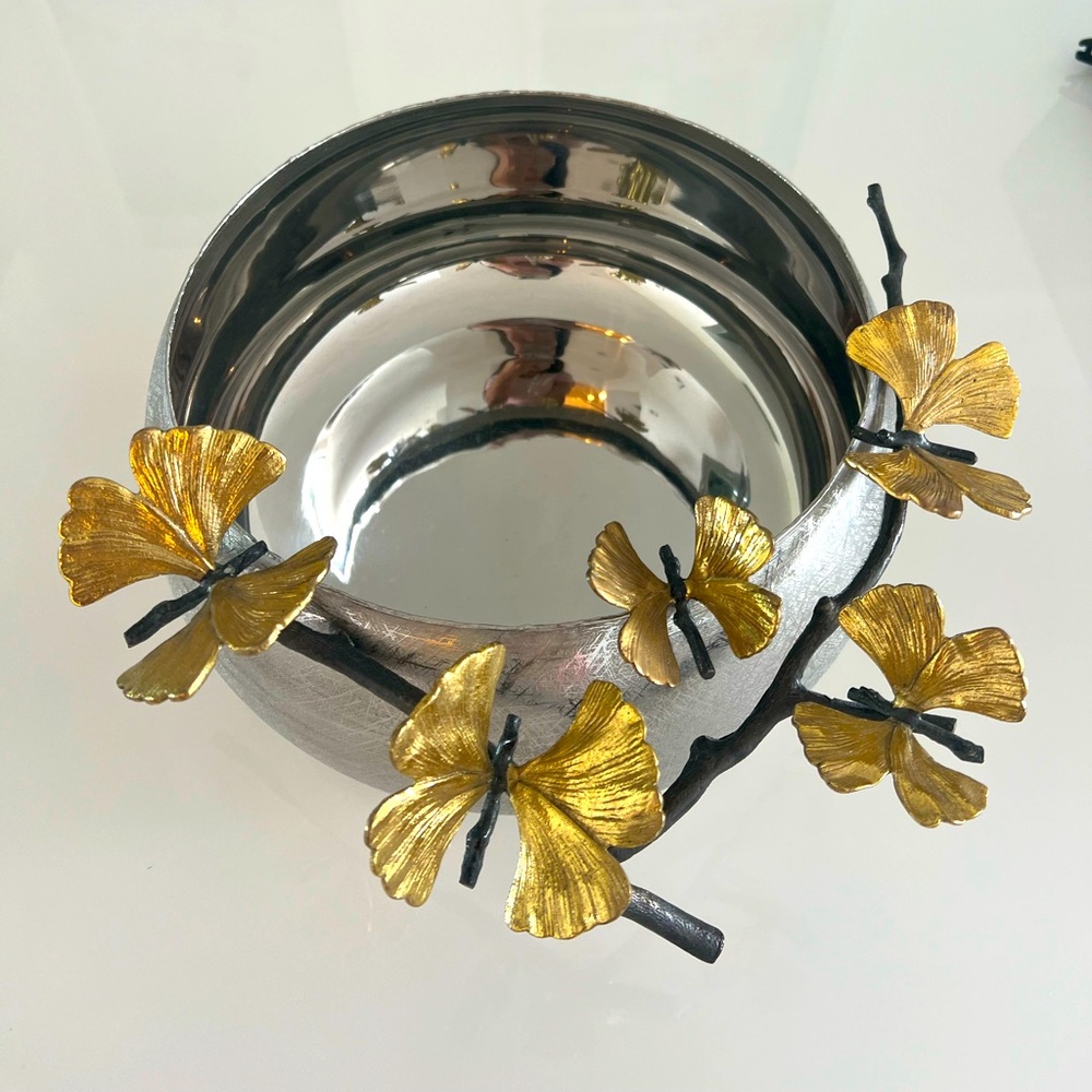 New Michael Aram butterfly ginkgo bowl
